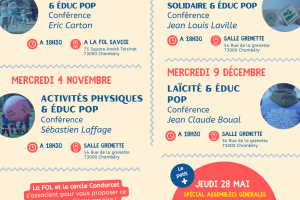 100 ans d'éduc pop en 5 conférences ! 