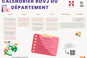 Calendrier Rendez vous jeunesse 2026