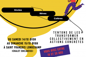 L'assemblée Libre des Jeunes (ALJ) de Savoie/Haute Savoie mobilise les 18-25 ans! On a besoin de vous!