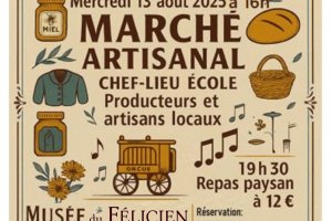 Marché artisanal et repas paysan